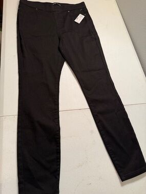 Simply Vera Vera Wang Black Ponte Slim Leggings